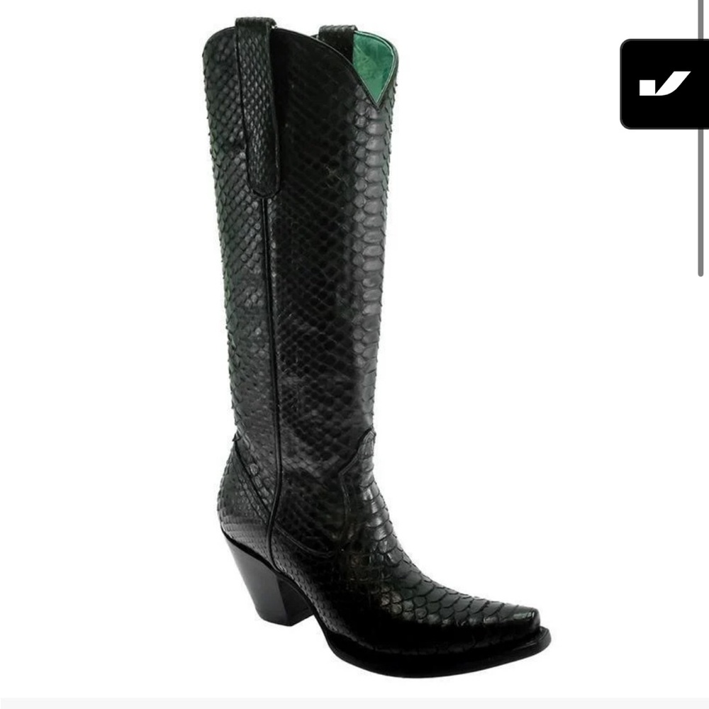 Corral Black Pythonh Women's Cowboy Boots